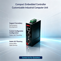 Computadora Integrada ARM para Riel DIN, RK3568 Cortex-A55 de Cuatro Núcleos, 2x RS485 + CAN Bus, -40 ° De la C a la 80 ° C, para Redes Inteligentes y Computación de Borde