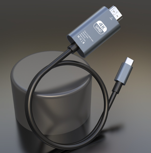 Wholesale 1m/1.5m/2m/3m 4K 60HZ/30HZ <strong>USB</strong> <strong>C</strong> <strong>to</strong> Cable Nickel-plated Type <strong>C</strong> 3.1 <strong>to</strong> Converter <strong>Adaptor</strong> Male <strong>to</strong> Male for Lap - Product Image 1