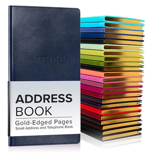 Quaderno per indirizzi con pagine indice per lettere, in grado di contenere fino a 403 pezzi di informazioni, formato tascabile. - Product Image 1