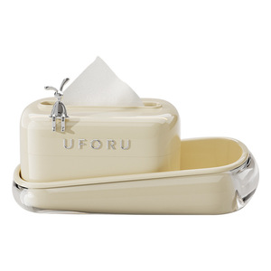 Uforu Acrylic Tissue <b>Box</b> Waterproof Desktop Storage Creative Design For Living Room Toilet Use - Product Image 3