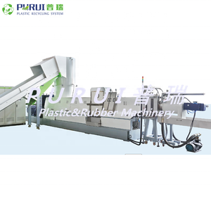 Machine de recyclage de granulation plastique à double cascade PURUI pour mère et bébé, pour polymères EPS PE PP avec anneau d'eau - Product Image 5