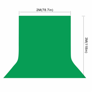 Vendite calde 2x3m sfondo verde Stand per la macchina fotografica con la fotografia panno sfondo schermo verde - Product Image 6