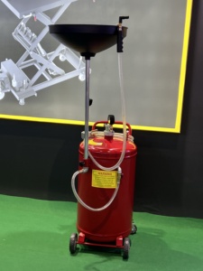 <span class=keywords><strong>Estrattore</strong></span> per Serbatoi di Scarico Olio Esausto - Contenitore Portatile per Drenaggio Olio, Cambio Fluido, Trasferimento Carburante, Altezza Regolabile - Product Image 5
