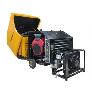 Máquina de compressor de ar de parafuso portátil, compressor de ar a gasolina, máquinas de mineração