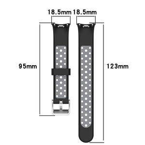 Correas de Reloj de Silicona de Doble Color para Xiaomi Band 8 9 10, Correa de Reloj Perforada para <span class=keywords><strong>MI</strong></span> Band 8 - Product Image 4