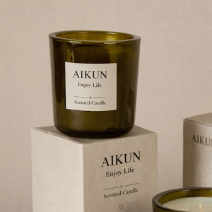 เทียนหอม AIKUN แบบกำหนดเอง ขายส่งจำนวนมาก เทียนหอมสำหรับบรรจุภัณฑ์ของขวัญและน้ำหอมปรับอากาศภายในบ้าน - Product Image 3
