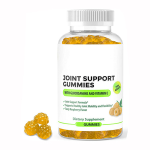Gummies de soutien articulaire au sulfate de <span class=keywords><strong>glucosamine</strong></span>, <span class=keywords><strong>chondroïtine</strong></span>, MSM et vitamine E pour adultes – Soutien naturel des <span class=keywords><strong>articulations</strong></span> et de la flexibilité - Product Image 1