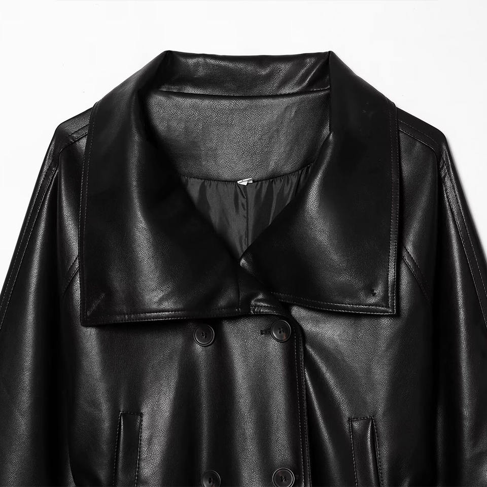 PB&ZA Women 2026 Spring New Fashion Decoration Jacket Coat Vintage Long ...