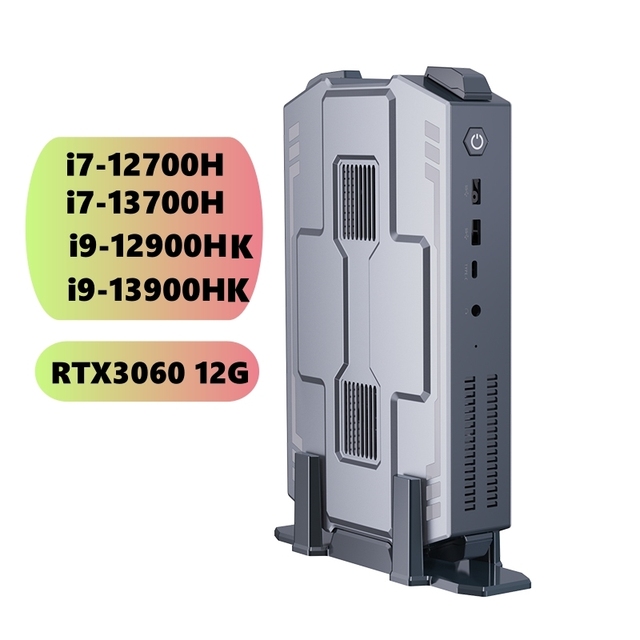 2025 New Mini Desktop Gaming PC with Intel Core I7/I9 12th/13th Gen Processor RTX3060 12GB Graphics Card DDR4 Memory US Plug
