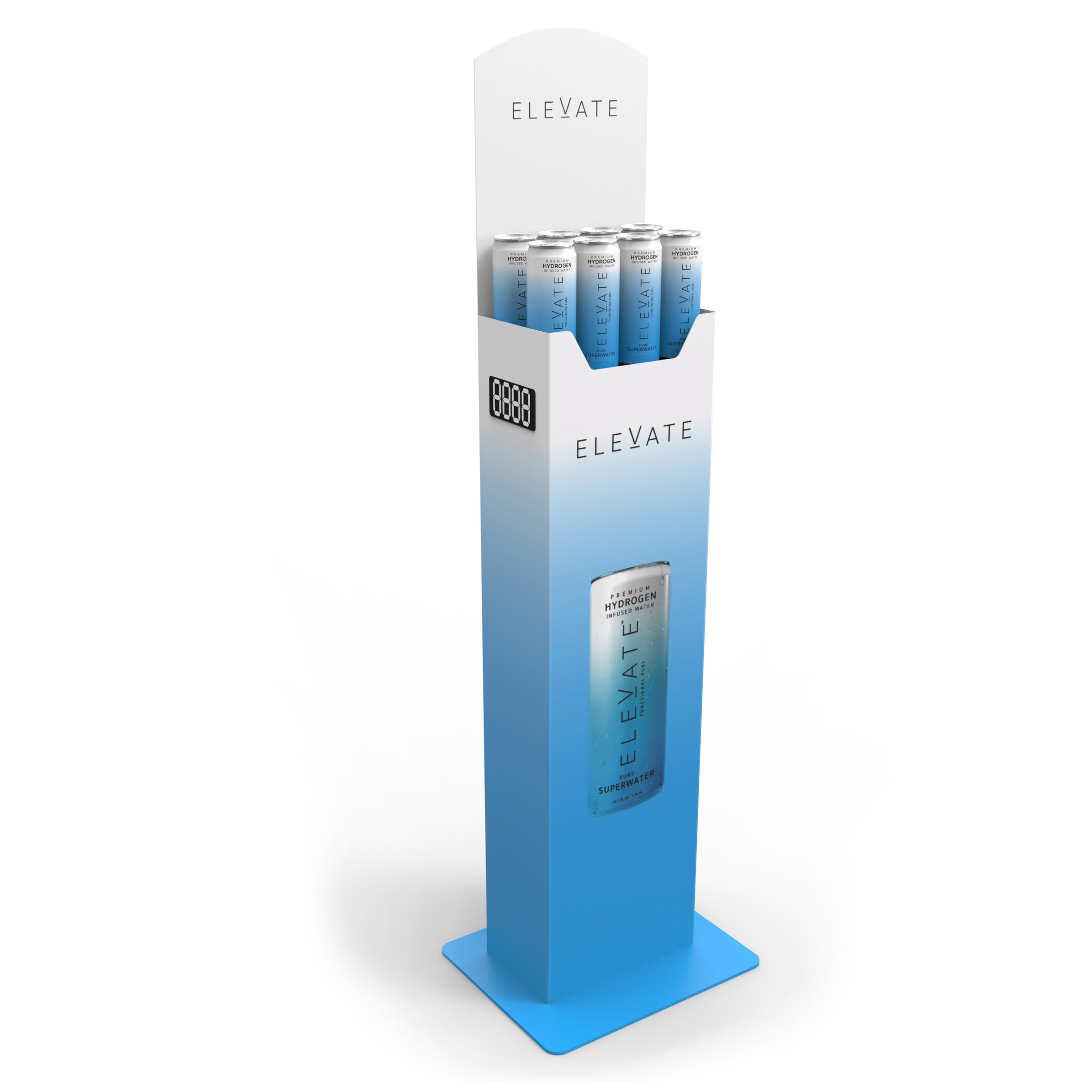 Customized High Capacity Super Water Metal Vertical Vendor With Changeable Logo for Wholesale — view 1