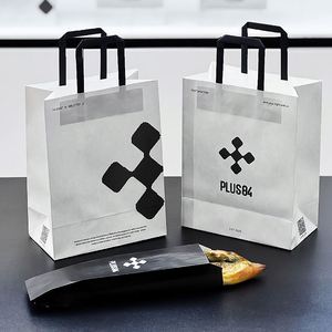 Sacs en papier kraft personnalisés imprimés pour boulangerie, sacs à baguettes longs et sacs à pain avec poignée – Vente en gros - Product Image 1