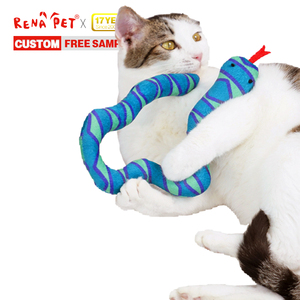 Manufacturer Wholesale Custom Logo <strong>Snake</strong> Design Catnip <strong>Cat</strong> <strong>Toy</strong> - Product Image 2