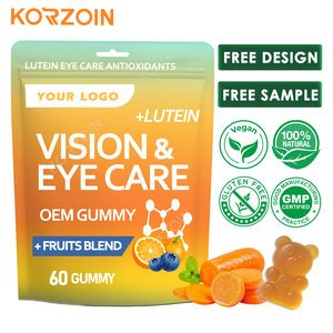 วิตามินธรรมชาติสูตรลูทีนแบบเจลลี่บิลเบอร์รี่ ผลิตตามความต้องการของลูกค้า (OEM) อาหารเสริมบำรุงสายตาและปกป้องการมองเห็น - Product Image 1