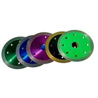 Disque de découpe diamanté 105 mm pour carrelage céramique et porcelaine, ultra fin, brasé, rapide