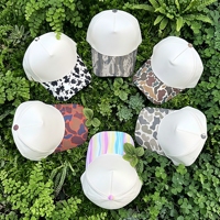 Casquette unisexe Amekaji à rayures avec panneau avant vierge pour broderie, style Gorpcore Streetwear, commandes en gros pour marques
