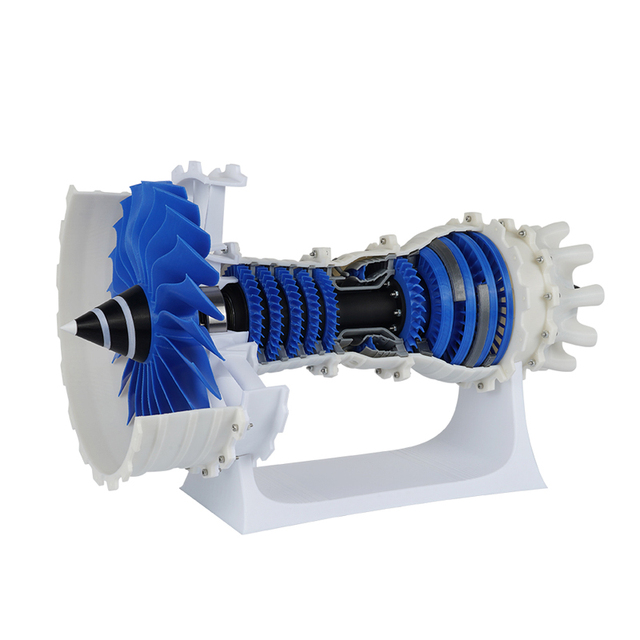 DIY 3D Printer Parts Aircraft Engine Model