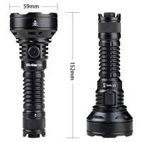 Lampe torche tactique rechargeable Wurkkos TD01C 21700 LED USB-C 1800Lm avec lentille TIR, portée 1000M, étanche IPX8, double interrupteur