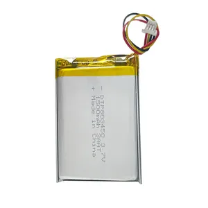 고품질 맞춤형 리튬 이온 배터리 1500 mAh 3.7V 803450 3 핀 1500 mAh 포켓 키 체인 비상 휴대 전화 배터리