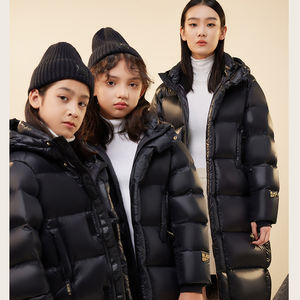 Hiver Noir Femmes <span class=keywords><strong>Doudoune</strong></span> Chaleur Épaissie <span class=keywords><strong>Doudoune</strong></span> Équestre Haute Qualité Long Manteau - Product Image 3