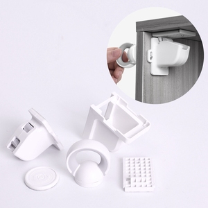 Verrous magnétiques de sécurité pour enfants Eudemon B3508 blancs, pour tiroirs et portes métalliques, pour la sécurité des bébés dans les armoires - Product Image 2