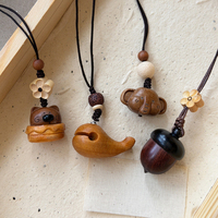 Collier pendentif en bois naturel personnalisé, fait main, gravé, avec logo personnalisé, cadeau sur mesure