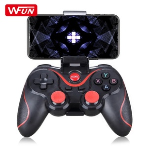 Gamepad x3 gamepad nirkabel, Kontroler game ponsel BT gamepad, joystick game pad dengan ponsel x3, bracket Gamepad