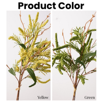 Branche de verdure artificielle très vendue pour arrangements floraux, idéale pour la décoration de fêtes et de la maison