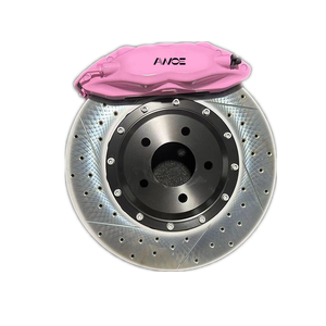 Racing hiệu suất tự động lớn phanh Kit F50 4 <span class=keywords><strong>Piston</strong></span> màu hồng calipers cho VW Golf GTI MK5 MK6 MK7 MK8 cho Polo GTI cho Toyota Celica - Product Image 4