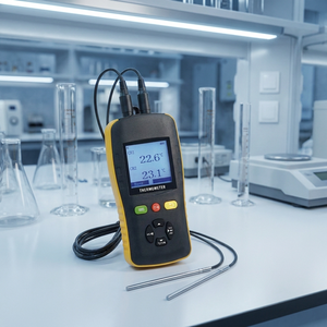 Instrumento Digital Portátil de Temperatura y Humedad, Termómetro PT100, Higrómetro, Registrador de Datos de Alta Temperatura - Product Image 3