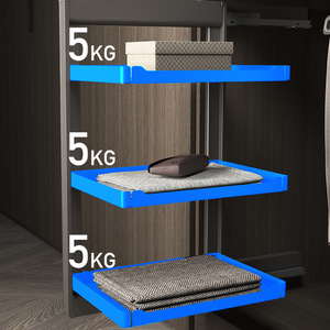 Clothing Organizer 3 Tier <b>Storage</b> Rack With <b>Drawer</b> Bedroom Bathroom Use Durable Standing Type Rectangle Shape - Product Image 2