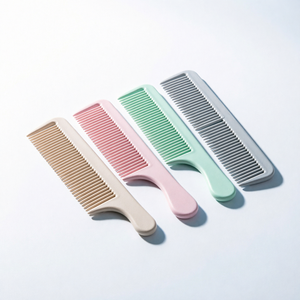 Ensemble de mini peignes à queue de poche, 4 pièces, couleurs pastel, pour les soins quotidiens des cheveux - Product Image 1