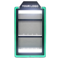 Support d'affichage lumineux personnalisé en acrylique pour boutique de tabac, présentoir de briquets, présentoir de cigarettes lumineux