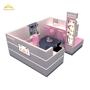 Myshine كشك كشك الحواجب تصميم مخصص متجر ماكياج مستحضرات التجميل داخلي سبيكة الجمال كشك - Product Image 3