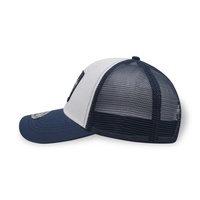 Fabricante de marca personalizada 5 Panel Logo parche gorra de camionero, 112 malla gorra de camionero sombrero mujeres hombres deportes 5 paneles gorras de camionero gorras