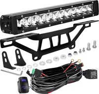 Barre lumineuse LED UTV 12 pouces 60W en gros d'usine avec kit de montage sur tour de suspension et interrupteur de câblage pour Can-Am Maverick X3 X3 MAX Pièces tout-terrain