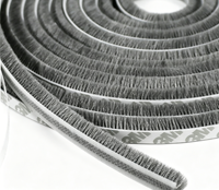 Bande d'étanchéité autocollante coupe-vent et anti-poussière, joint d'étanchéité pour interstice de porte et fenêtre coulissante en aluminium pour la maison