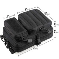 Tactique Mini 3P MOLLE extérieur sac à dos téléphone portable pochette multifonctionnel EDC outil utilitaire sac grande capacité pour les sports de jour