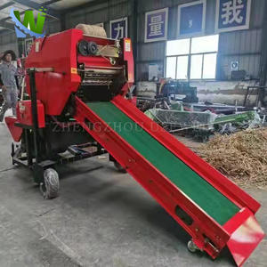 ディーゼル自動乾草PTO草わら梱包サイレージ梱包機ラップ包装機丸型梱包機農場向け価格 - Product Image 3