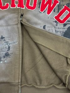 Fabricant de sweats à capuche surdimensionnés en coton lourd pour hommes, impression numérique, sweats à capuche graphiques pour hommes - Product Image 4