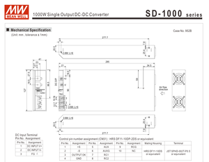 MEAN WELL SD-1000L-24 1000W DC-DC Converter 19-72V 24V 40A ตัวแปลงไฟแบบอินพุตกว้าง ตัวเรือนอะลูมิเนียม สำหรับอุตสาหกรรม ไฟ LED แสงสว่างแบบกระจาย - Product Image 6