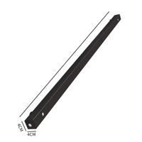 Lampe à induction LED Main courante d'escalier en acier inoxydable Éclairage d'escalier à chargement automatique pour la maternelle et les personnes âgées