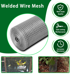 316 thép không gỉ 1/2 inch Phần cứng vải nhúng nóng mạ kẽm hàn Gage gà dây hàng rào dây lưới CuộN - Product Image 4