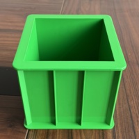 Moldes de Plástico ABS para Cubos de Hormigón, Bloques de Construcción de Hierro Fundido para Pruebas de Hormigón, Equipos de Prueba de Hormigón