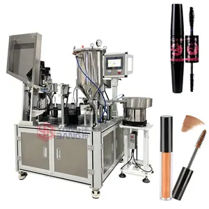 YB-MZ1 Automatic Liquid Eyeliner Filling Machine Liquid Lipstick Filling and Capping Machine Lip Balm Tube Filling Machine
