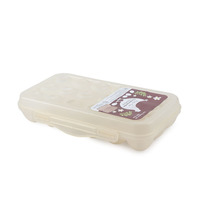 Boîte de plateau de stockage d'oeufs Portable populaire en plastique Anti-casse 12 18 grille porte-oeufs cuisine Anti-collision boîte à oeufs en plastique