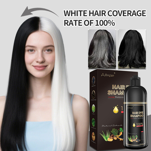 OEM-Shampooing teinture <span class=keywords><strong>pour</strong></span> <span class=keywords><strong>cheveux</strong></span> Black Magic, meilleure formule naturelle d'extrait de plante, matière plastique <span class=keywords><strong>pour</strong></span> usage domestique - Product Image 2