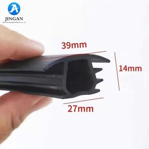 Strip penyegel ekstrusi karet SR silikon <span class=keywords><strong>EPDM</strong></span> tahan air panel fotovoltaik daya matahari berbentuk T produk karet tahan lama - Product Image 2