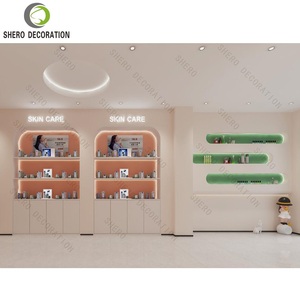 Vitrina Iluminada Personalizada para Perfumes y Fragancias, Mueble de Exhibición de Maquillaje de Alta Gama, Mostrador de Exhibición para Tienda de Cosméticos - Product Image 6