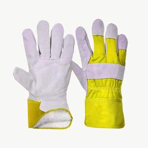 Gants de travail d'hiver résistants au froid Safety Bio Liner certifiés EN511, doublés de laine, en cuir imperméable, avec poignets caoutchoutés, 12 oz - Product Image 4