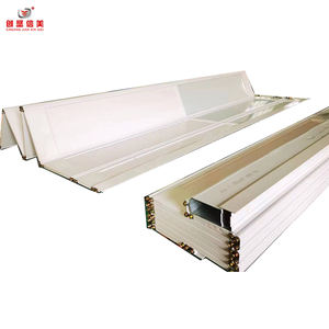 Hochwertiger Schiebetür-Garagentor-Rollladen Wind dichte Sicherheits trennwand Akkordeon Polycarbinat-Außenwerk statt - Product Image 6